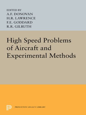 cover image of High Speed Problems of Aircraft and Experimental Methods